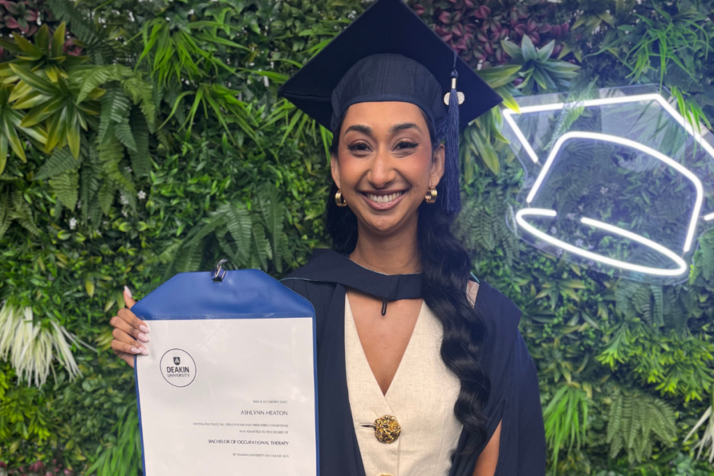 Ashlynn at her university graduation